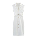 Evita | Mouwloze Blousejurk