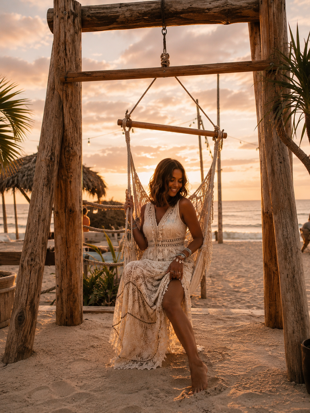 Veerle | Bohemian Lace Maxi Jurk