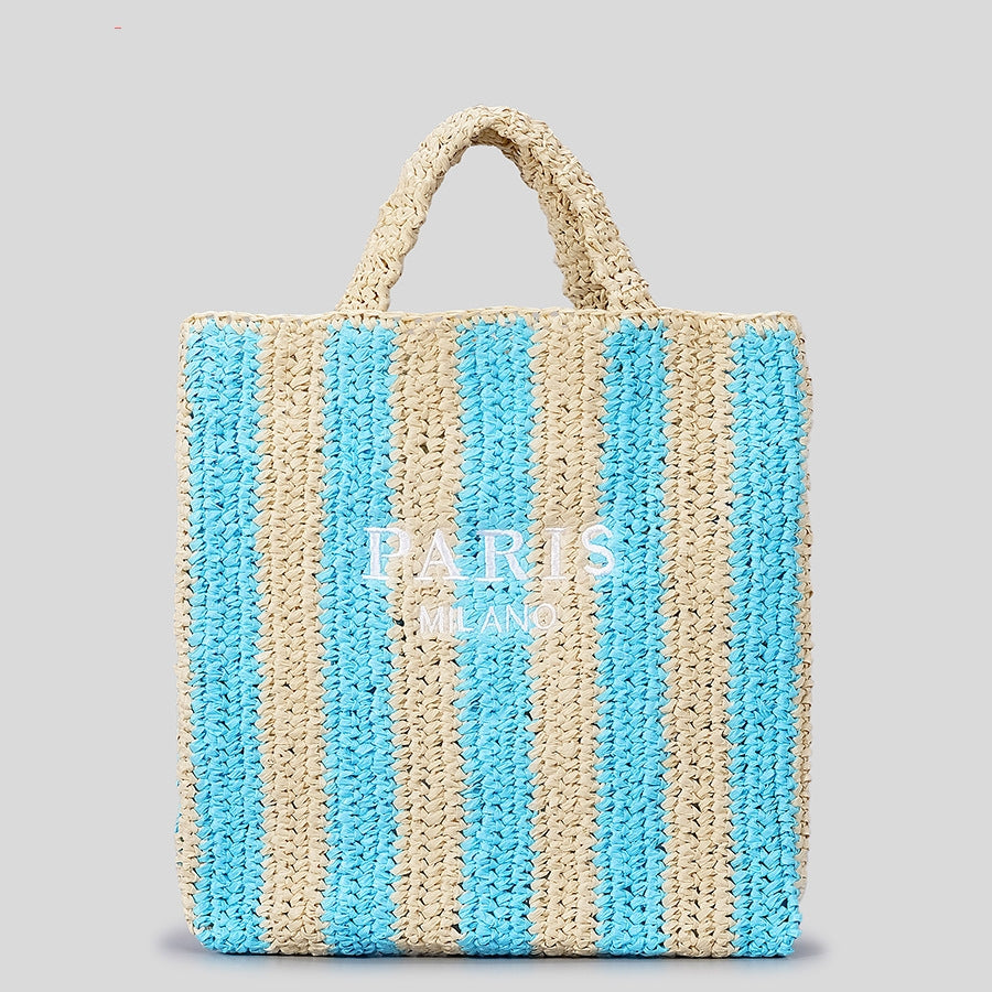 Vayen | Geweven Stro Tas Dames Luxe Shopper