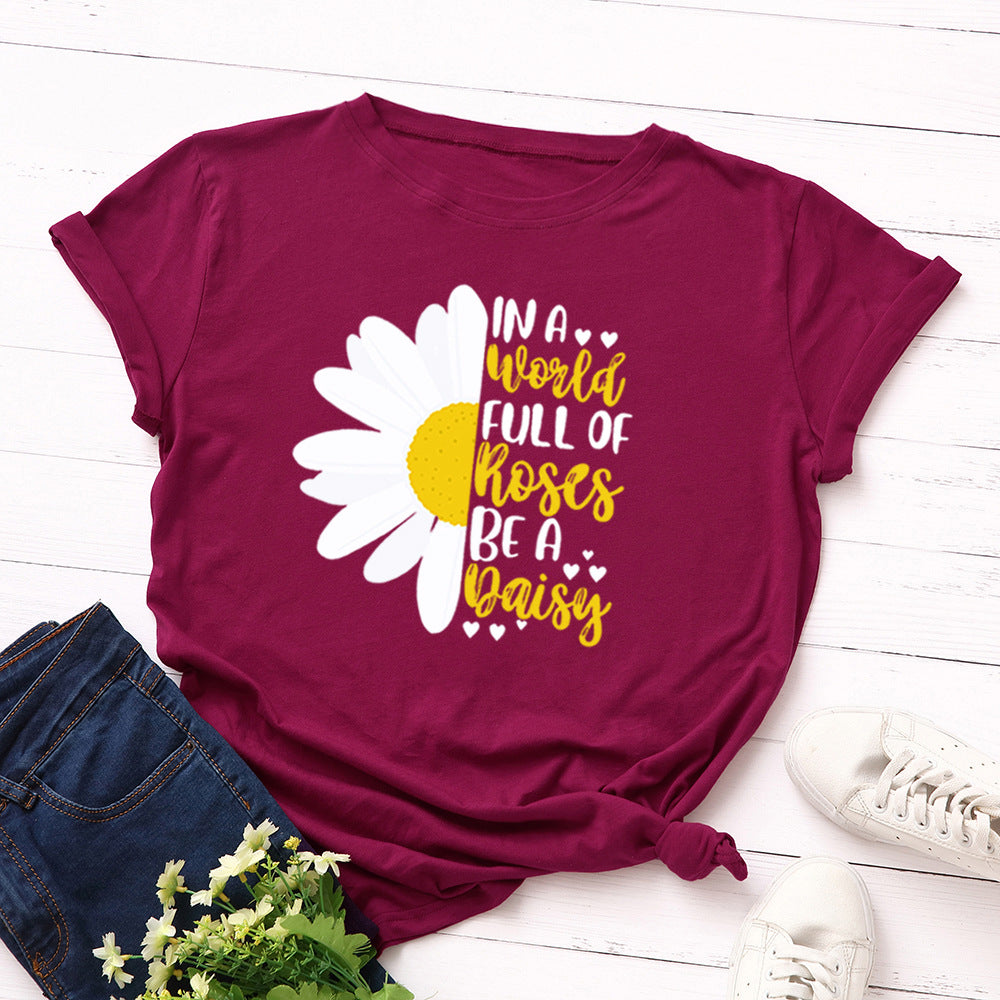 Daisy | Casual Cotton T-Shirt Dames