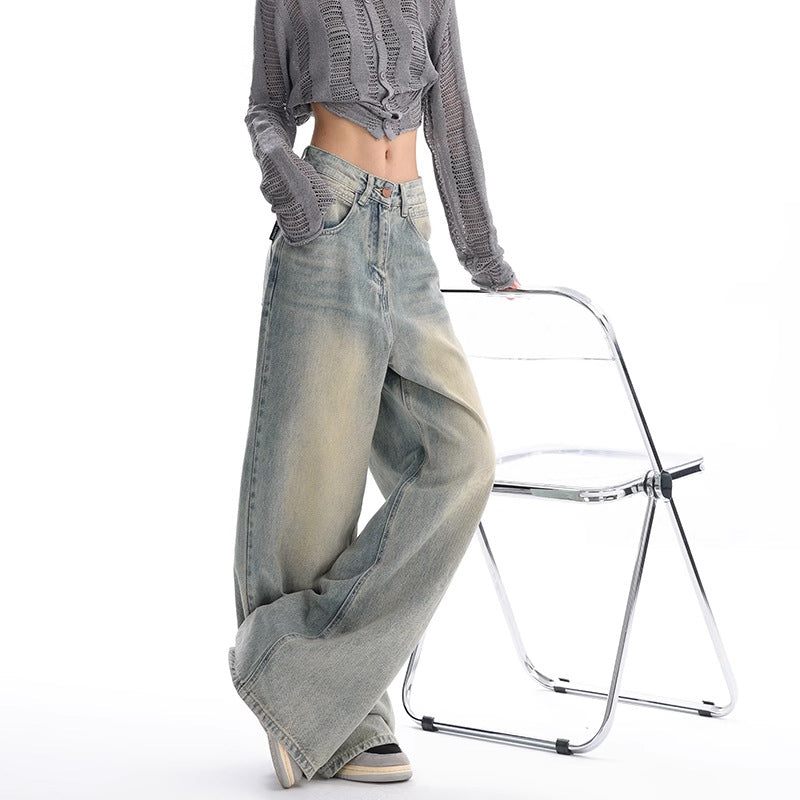 Bronx | Dames Wide Leg Jeans met High Waist