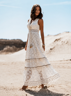 Veerle | Bohemian Lace Maxi Jurk