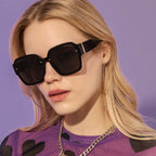 Eline | Luxe Vierkante Zonnebril UV400 Dames