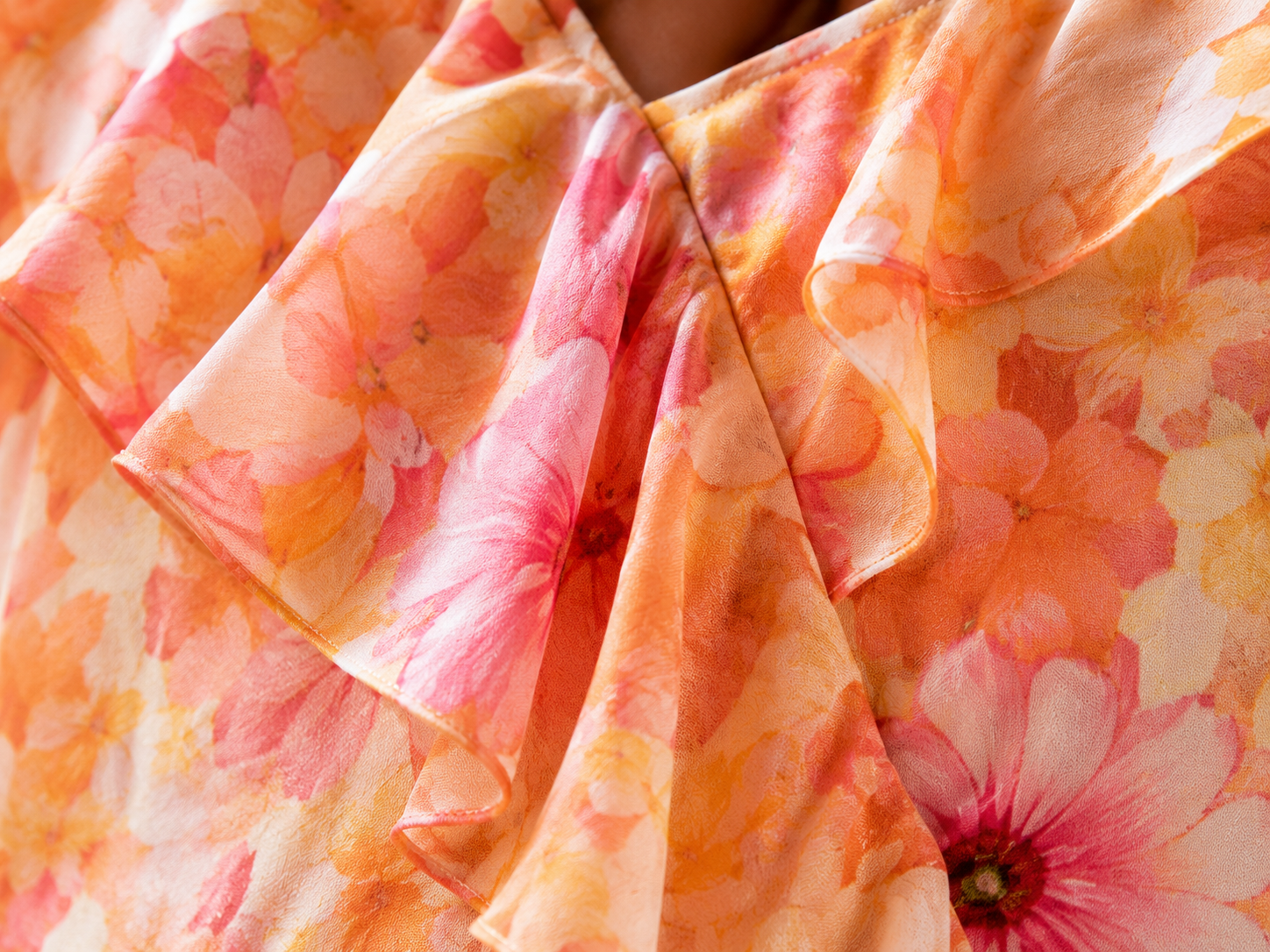 Mimi | Ruffle Bloemen Maxi Jurk