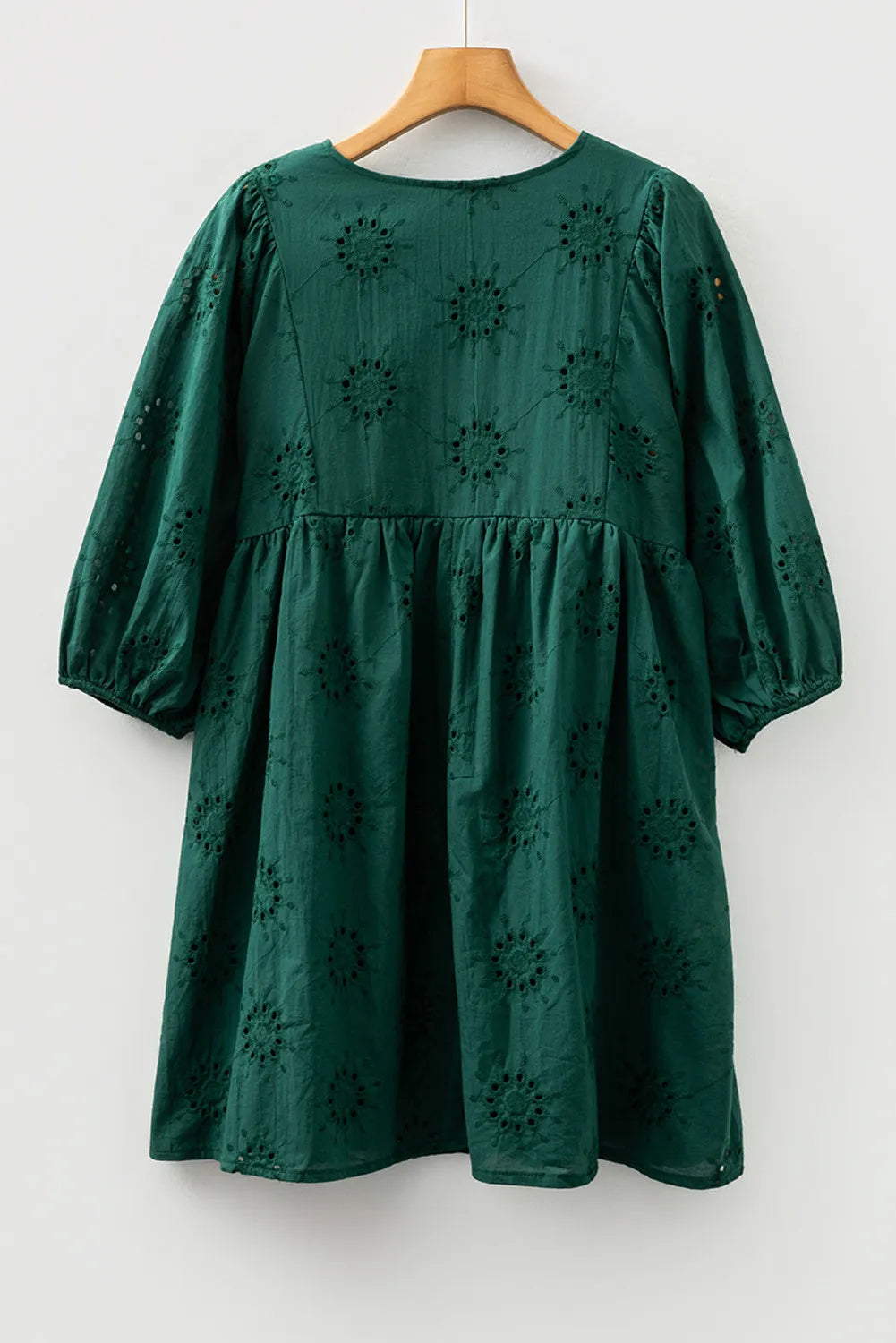Estelle | Broderie Jurk Dames met Katoenen Tuniek