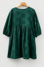Estelle | Broderie Jurk Dames met Katoenen Tuniek