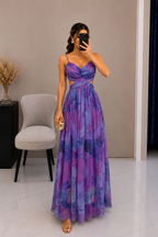 Soraya | Maxi Galajurk met Print