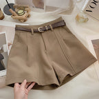 Sicily  | High Waist Short Dames Met Riem