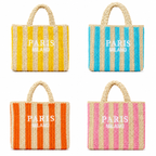 Vayen | Geweven Stro Tas Dames Luxe Shopper