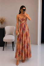 Soraya | Maxi Galajurk met Print
