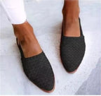 Léano | Gevlochten Slingback Sandalen Dames