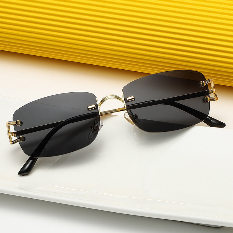 Sophie | Luxe Randloze Zonnebril UV400 voor Dames