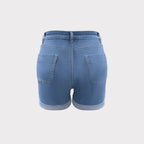 Cindy | High Waist Denim Short