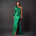 Selene | One Shoulder Gala Jurk met Split