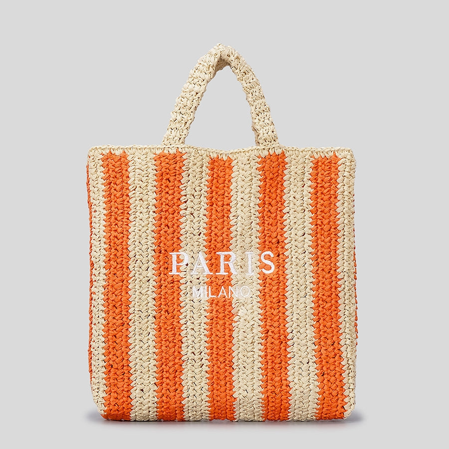 Vayen | Geweven Stro Tas Dames Luxe Shopper