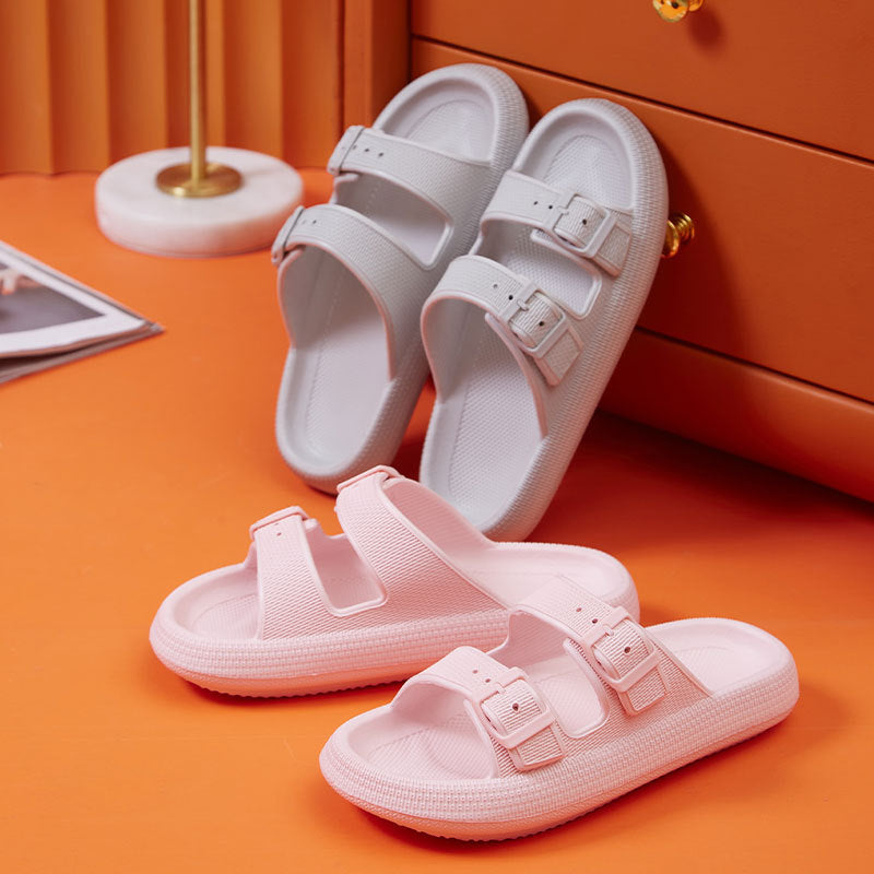 Céline | Luxe Platform Slippers met Gesp voor Dames