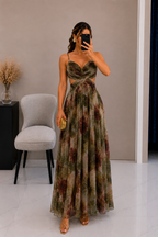 Soraya | Maxi Galajurk met Print