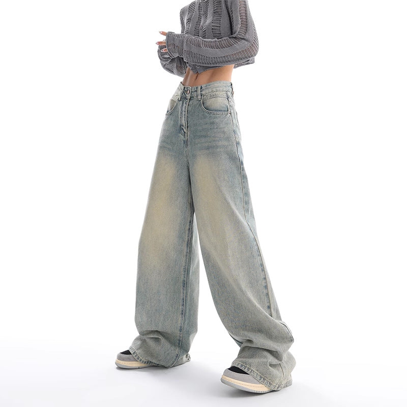 Bronx | Dames Wide Leg Jeans met High Waist