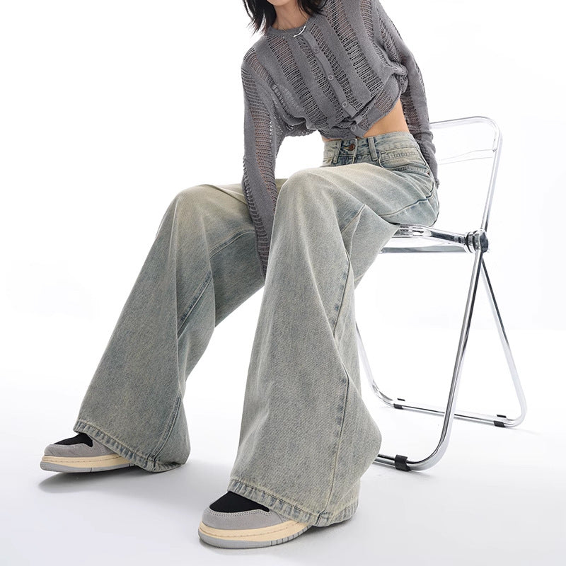 Bronx | Dames Wide Leg Jeans met High Waist