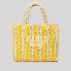 Vayen | Geweven Stro Tas Dames Luxe Shopper