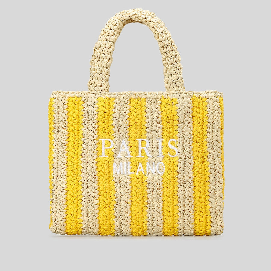 Vayen | Geweven Stro Tas Dames Luxe Shopper