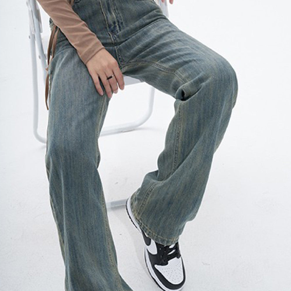 Clarice | Vintage Straight Leg Jeans Dames High Waist