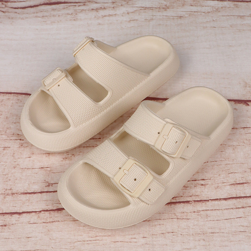 Céline | Luxe Platform Slippers met Gesp voor Dames