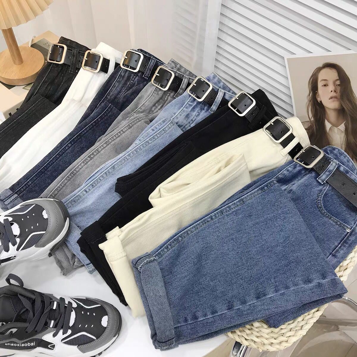 Zélia | Wide Leg Mom Jeans Dames High Waist