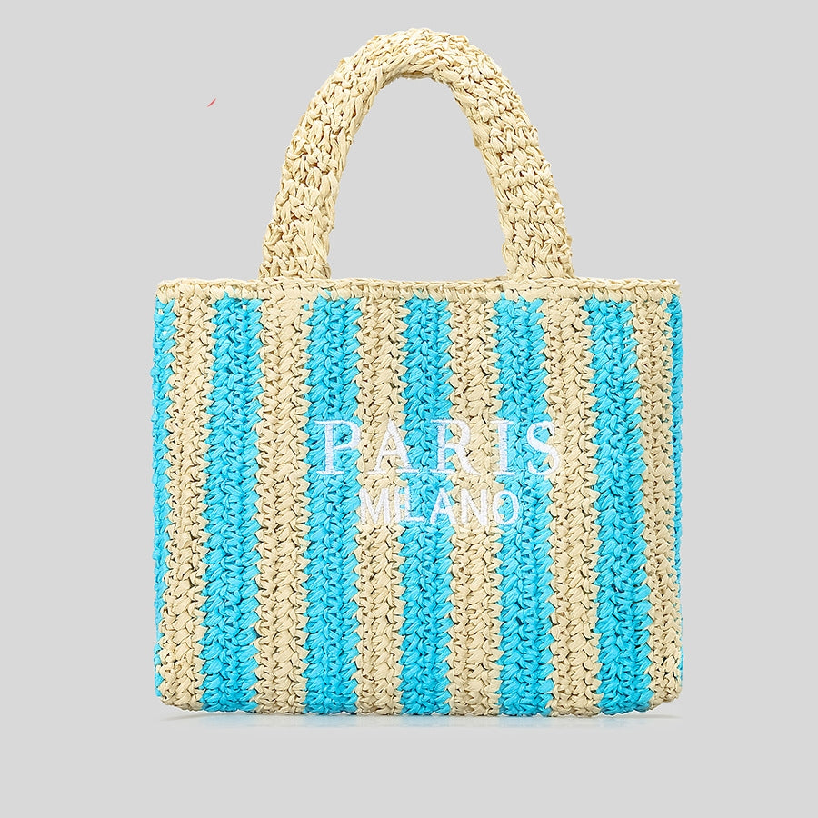 Vayen | Geweven Stro Tas Dames Luxe Shopper