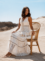 Veerle | Bohemian Lace Maxi Jurk