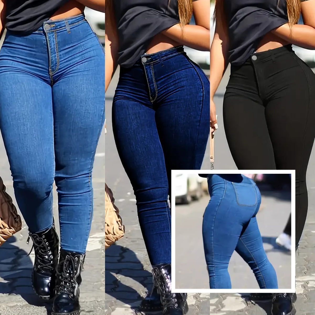 Jada  | Dames High Waist Skinny Jeans