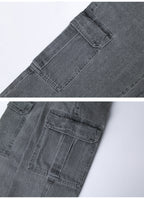 Benji | High Waist Cargo Wide Leg Jeans voor Dames