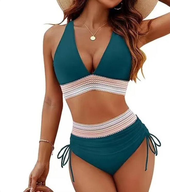 Marie-Lou | Luxe High Waist Bikini Dames