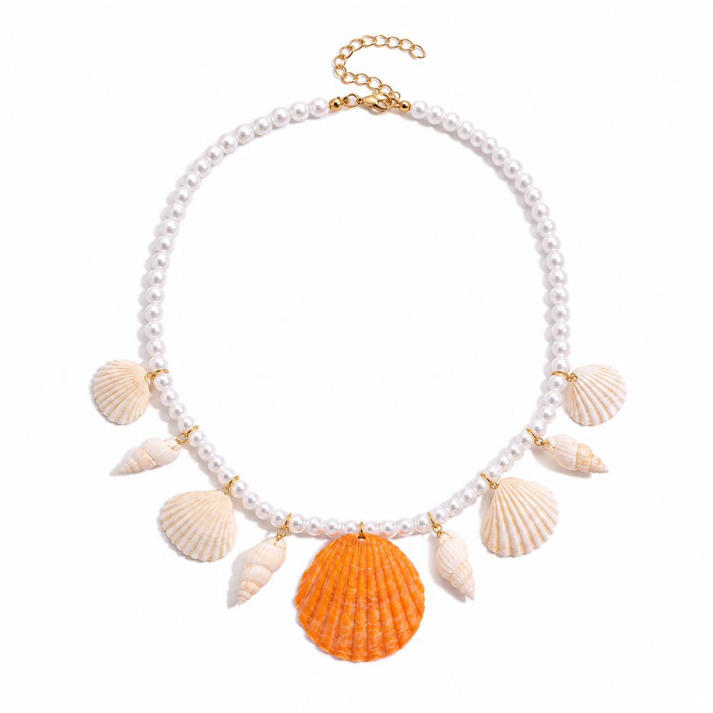 Azura | Schelpen Ketting met Kralen Dames