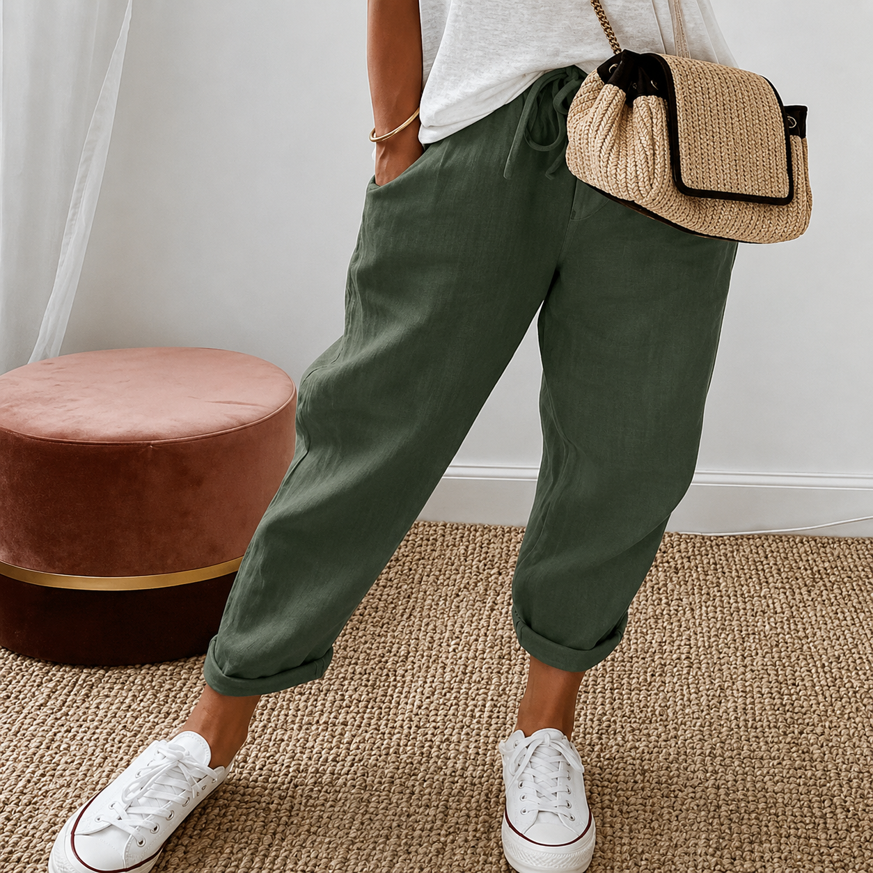 Lexi | Casual Katoenen Broek voor Dames