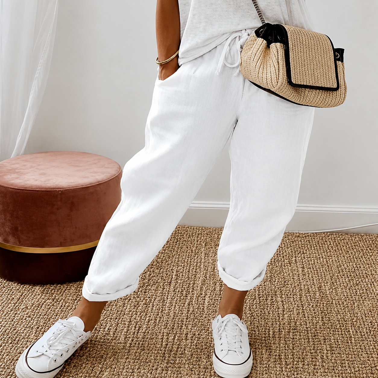 Lexi | Casual Katoenen Broek voor Dames