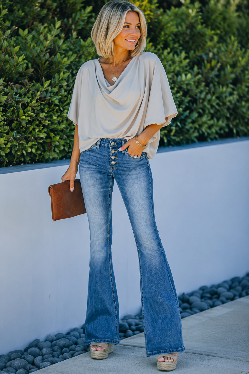 Senna | Flared High Waist Jeans Dames