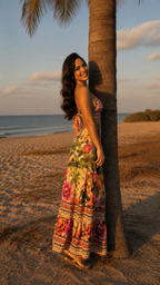 Julia | Open Rug Maxi Jurk Dames