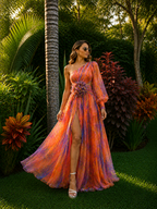 Delilah | Luxe One Shoulder Gala Jurk