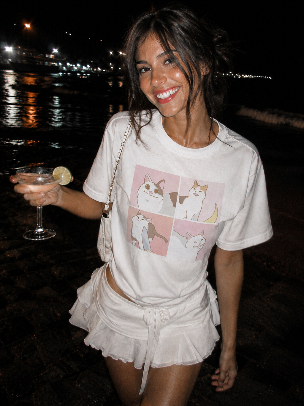 Miyumi | Cat Graphic T-Shirt Dames
