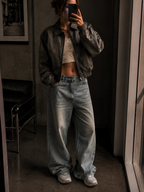 Bronx | Dames Wide Leg Jeans met High Waist