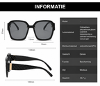Eline | Luxe Vierkante Zonnebril UV400 Dames