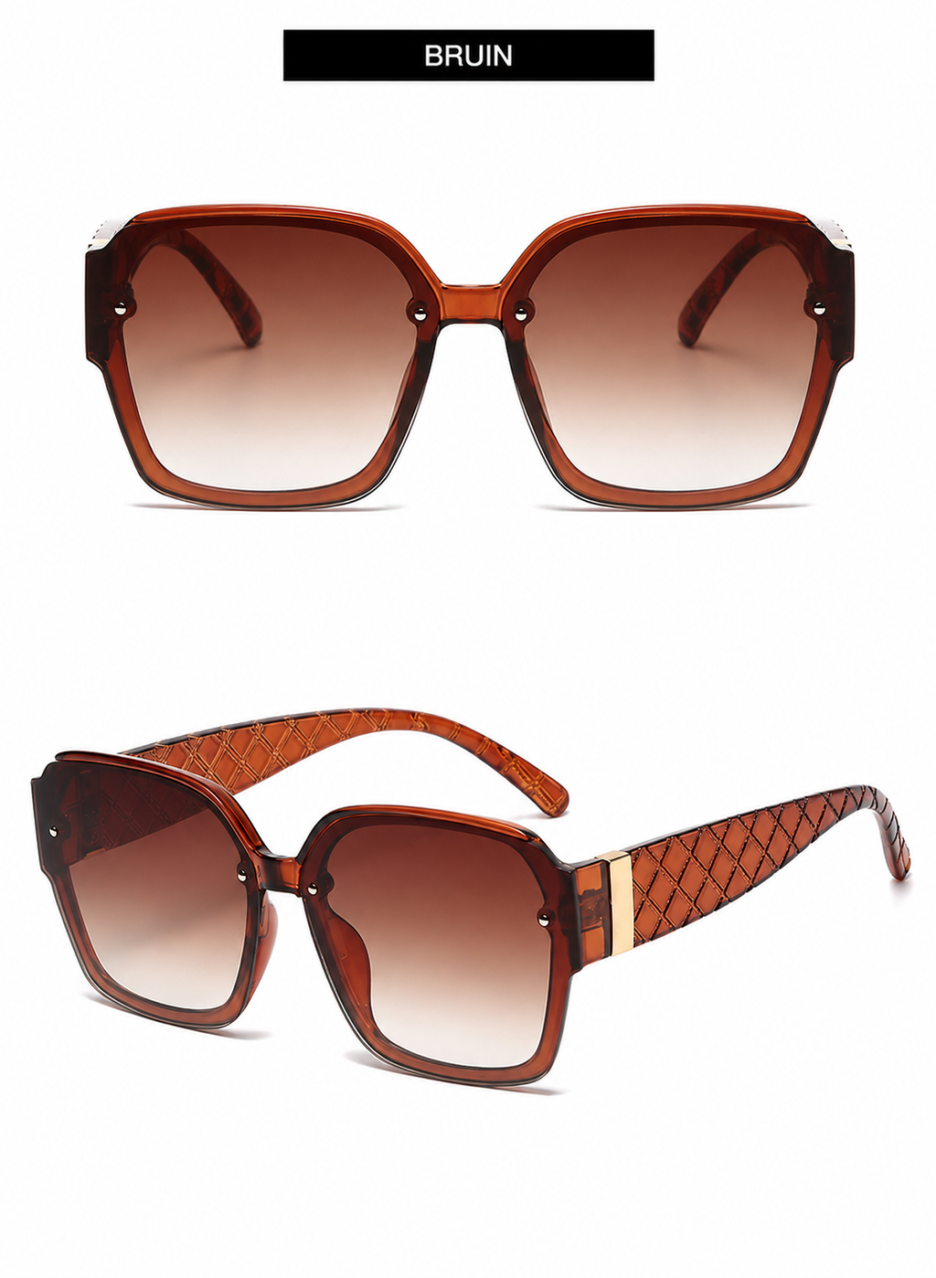 Eline | Luxe Vierkante Zonnebril UV400 Dames