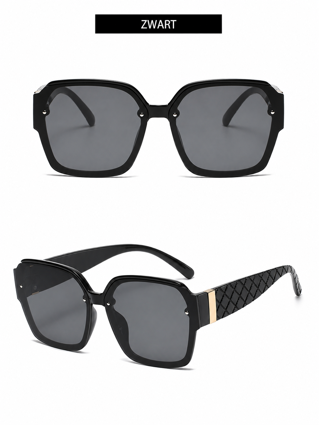Eline | Luxe Vierkante Zonnebril UV400 Dames