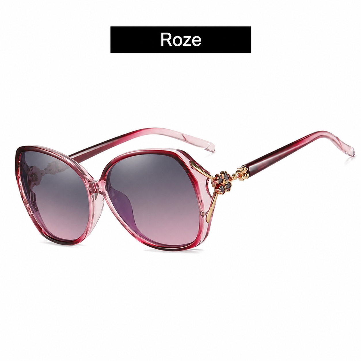 Lydia | Luxe Bloemvormige Zonnebril UV400 Dames