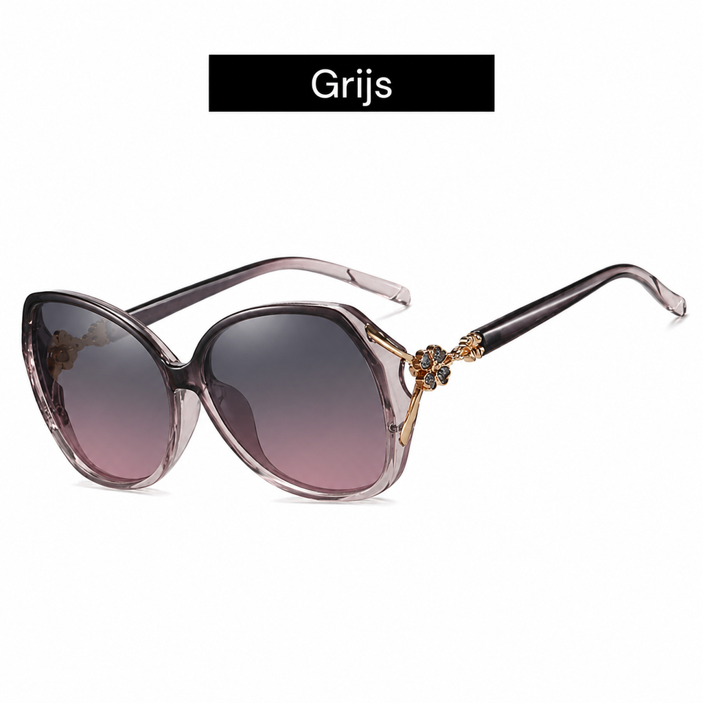 Lydia | Luxe Bloemvormige Zonnebril UV400 Dames