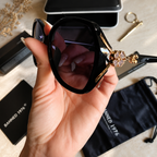 Lydia | Luxe Bloemvormige Zonnebril UV400 Dames