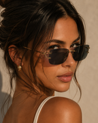 Sophie | Luxe Randloze Zonnebril UV400 voor Dames