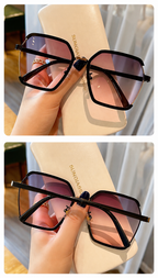 Bella | Oversized Vierkante Zonnebril UV400