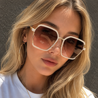 Bella | Oversized Vierkante Zonnebril UV400